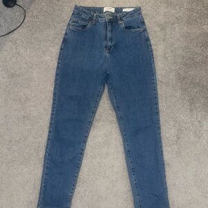 Cotton On High Rise Blue Jeans